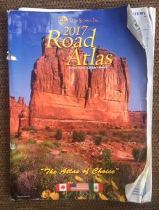 Photo of 2017 Road Atlas: "Road Trip 2016"