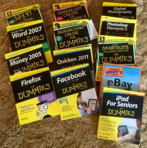Collection of thirteen "Idiots Guide" and "for Dummies" books