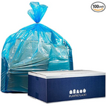 Blue Recyling Bags 38x55 55 Gallon 100Case 1.2 Mil H-RBL55
