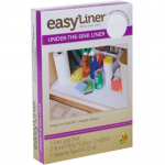 Easy Liner Under-the-Sink Liner, Non-Adhesive, White, 27 Inches x 4 Feet (280741)