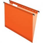 Pendaflex SureHook Reinforced Hanging Folders, Letter Size, ORANGE, 20 per Box